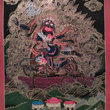 Palden Lhamo thangka painting for wall hanging
