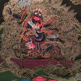 Palden Lhamo thangka painting for wall hanging