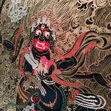 Wrathful thangka art