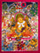 Jambhala  also known as Kuber or Zambala is the god of Fortune and wealth. This is a tibetan thangka art on canvas of Jambhala