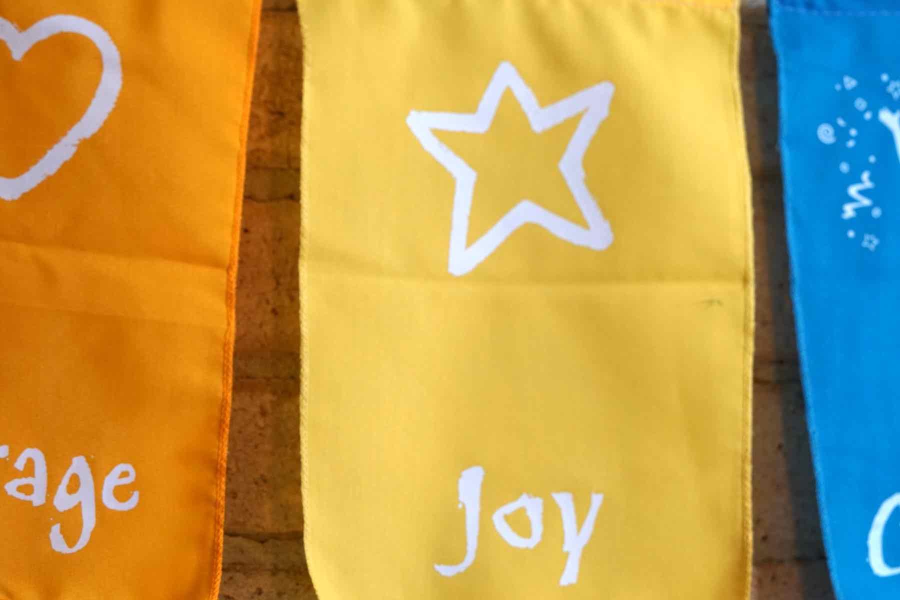 Positivity Wall Hanging Flag