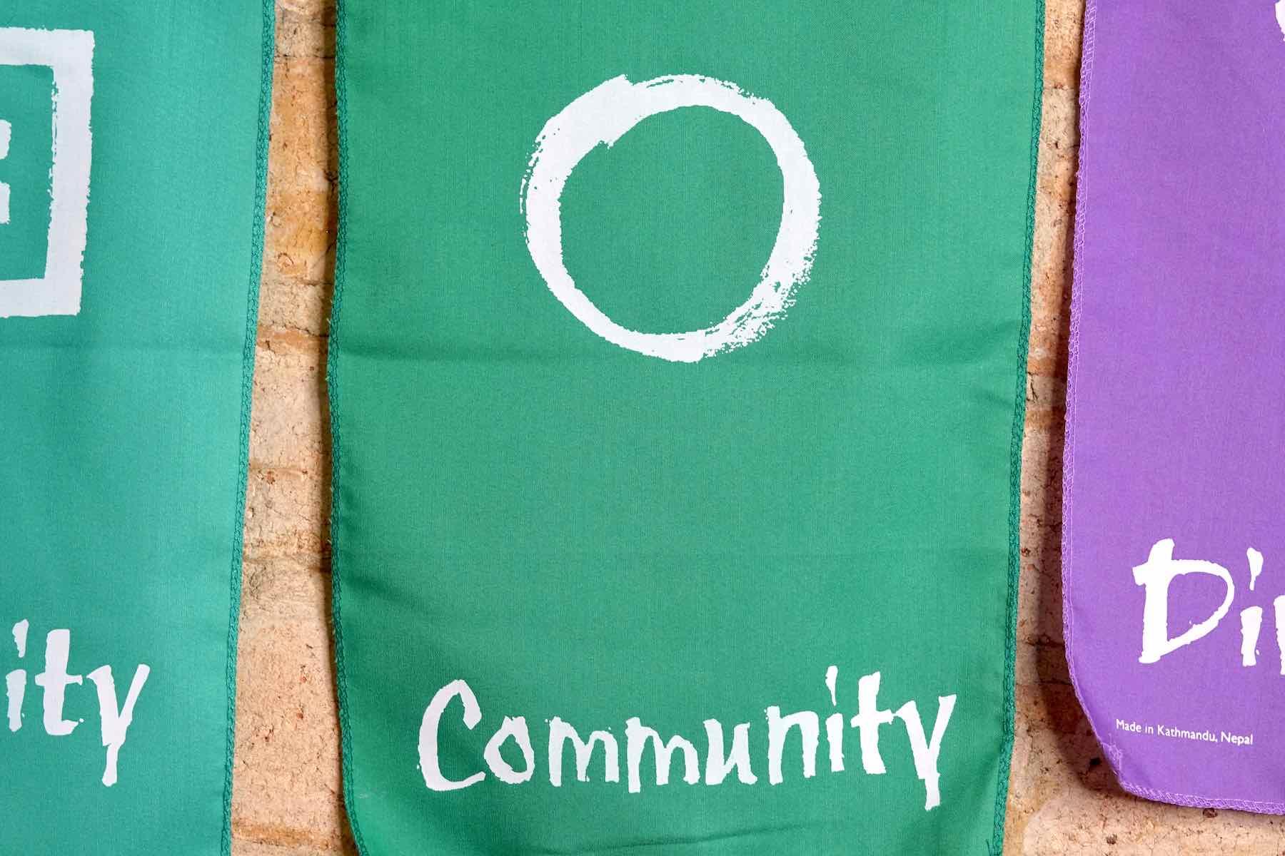 Positivity Wall Hanging Flag