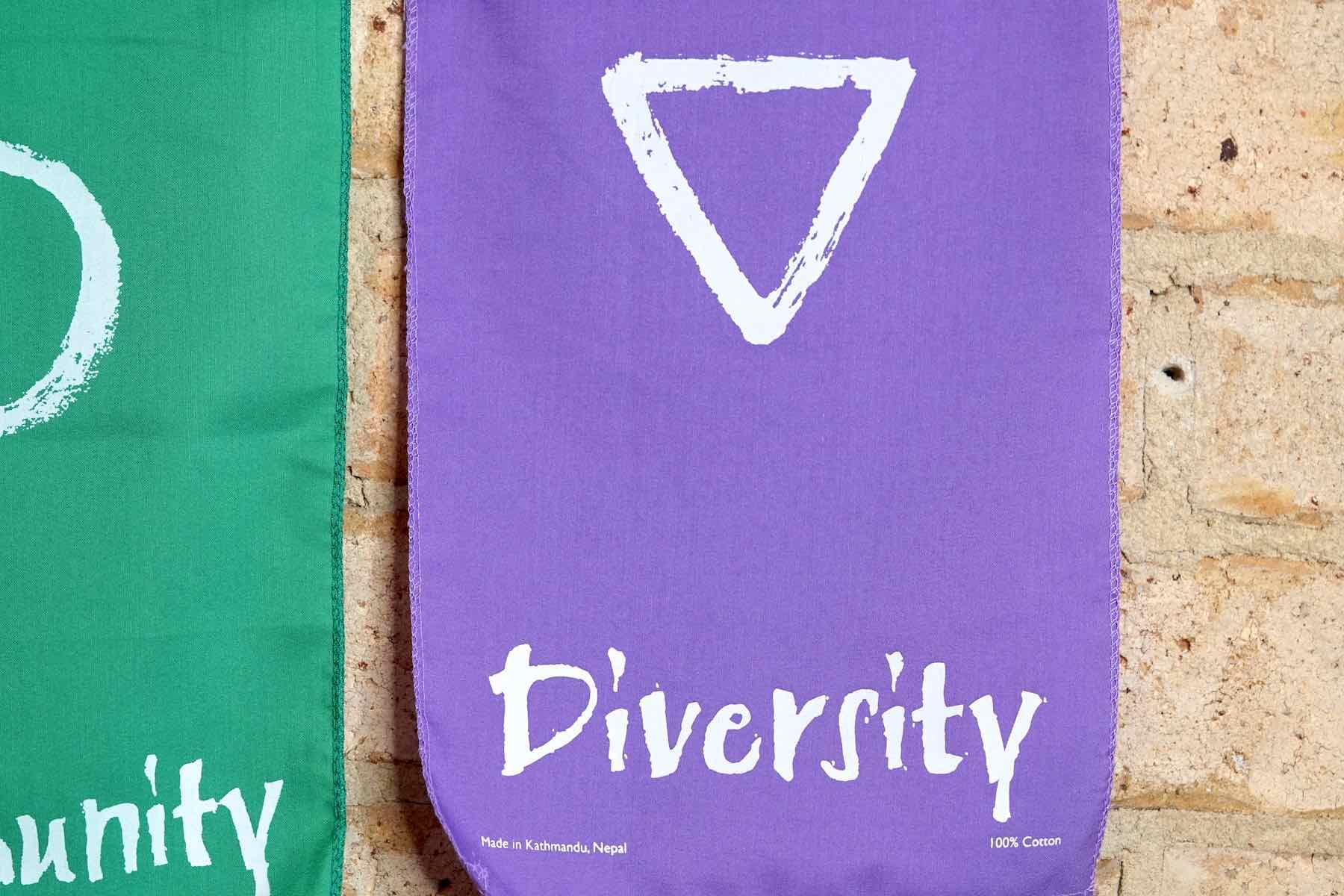 Positivity Wall Hanging Flag