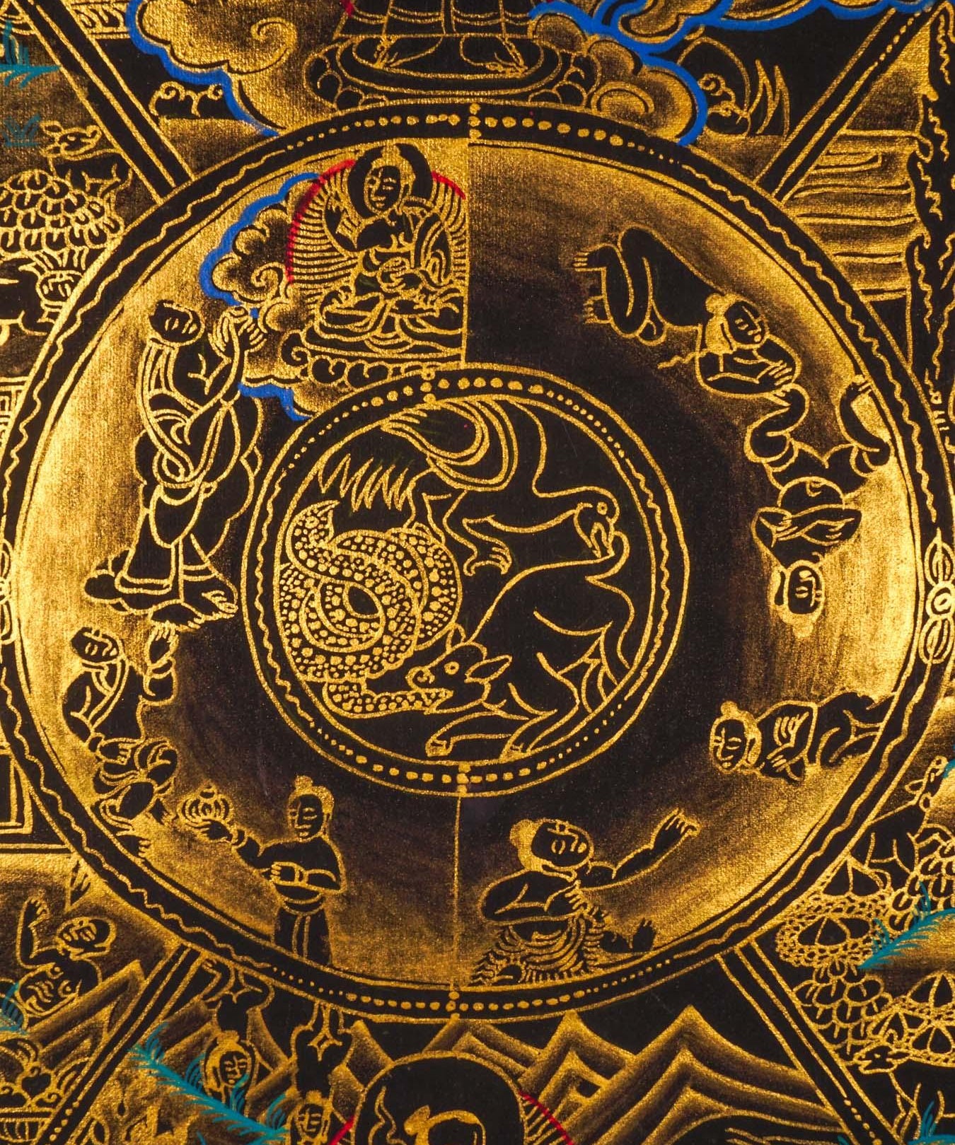 Wheel of Life Thangka Painting