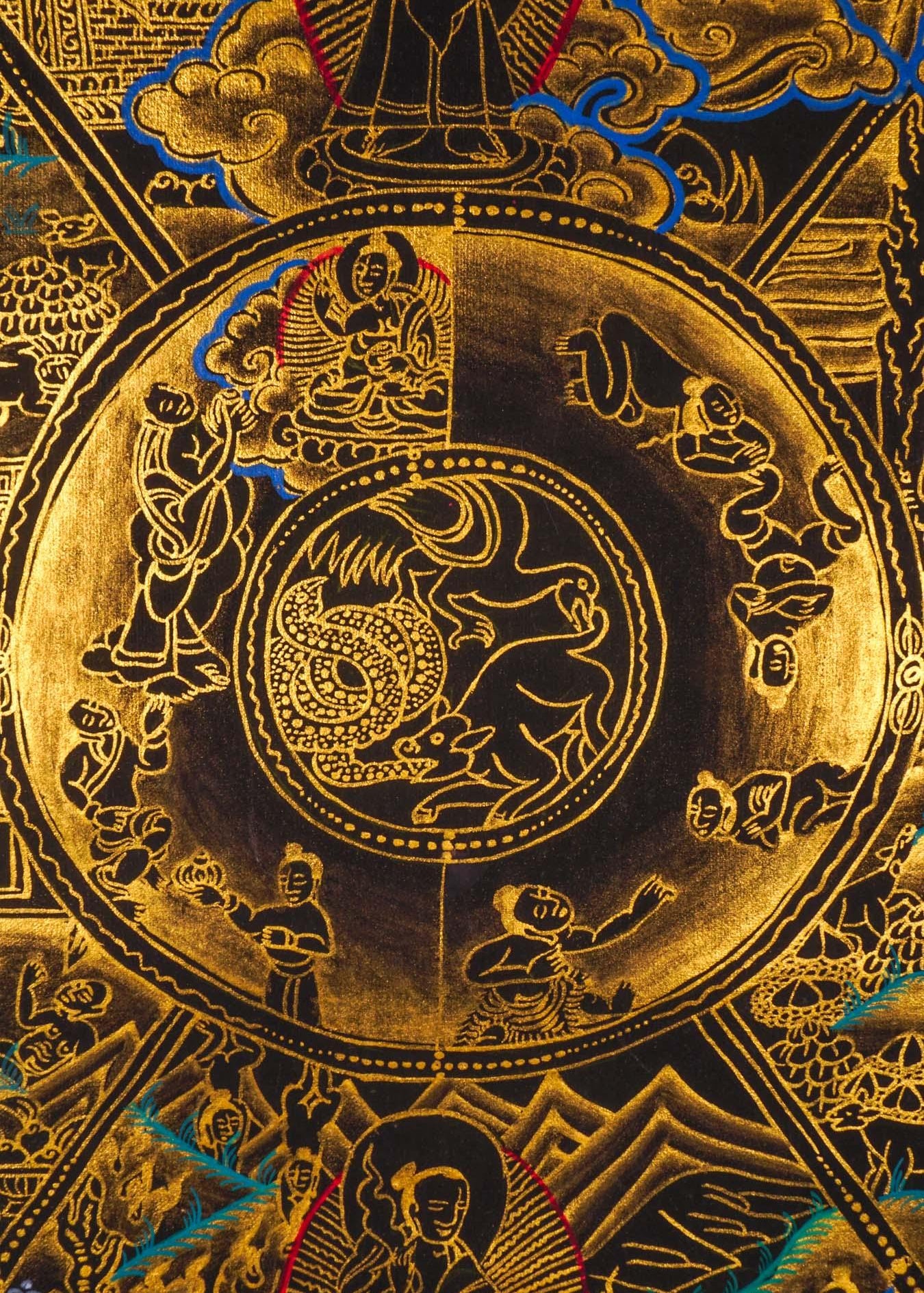 Wheel of Life Thangka Painting