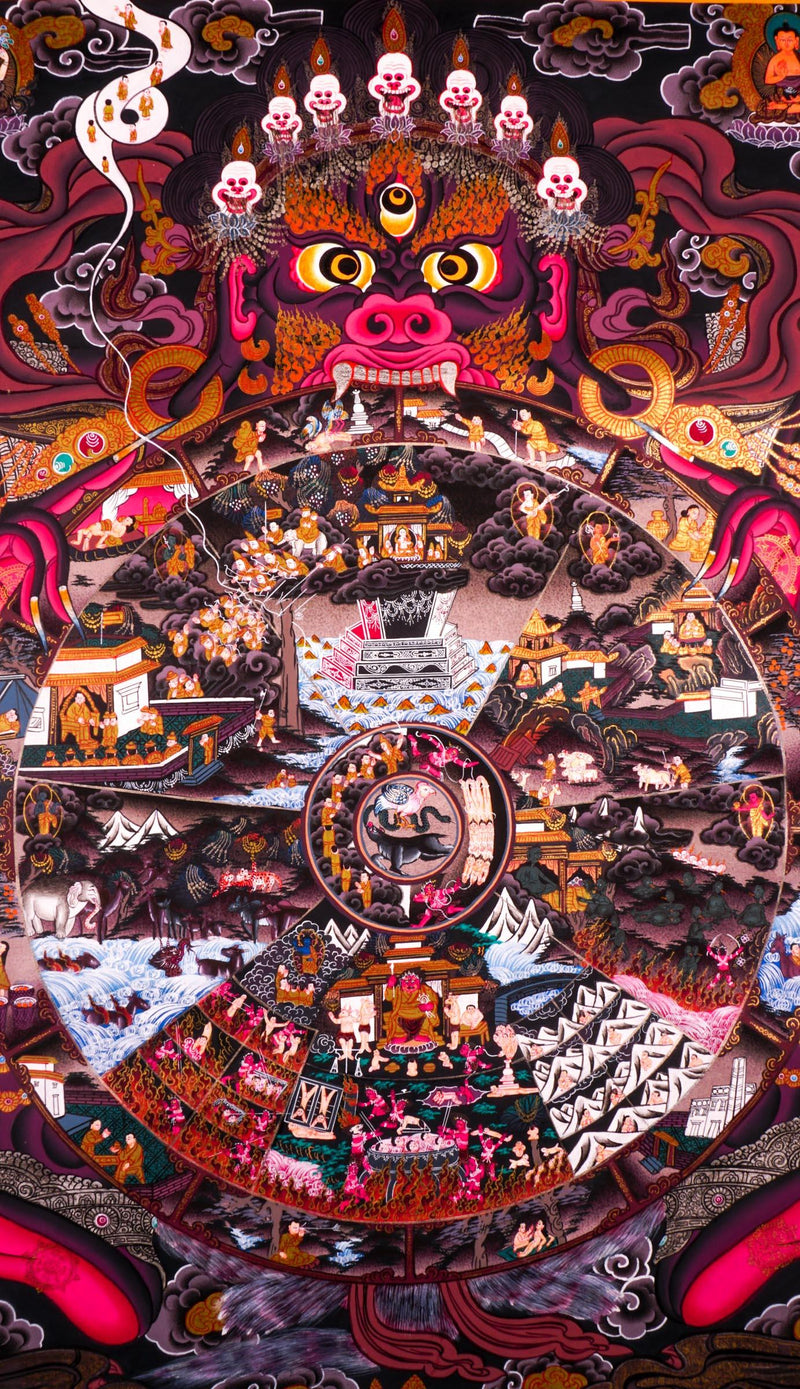 Riduk Thangka Painting high quality limited collection piece shop on online