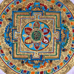Wall Hanging Thangka Painting | Om Mandala - Himalayas Shop