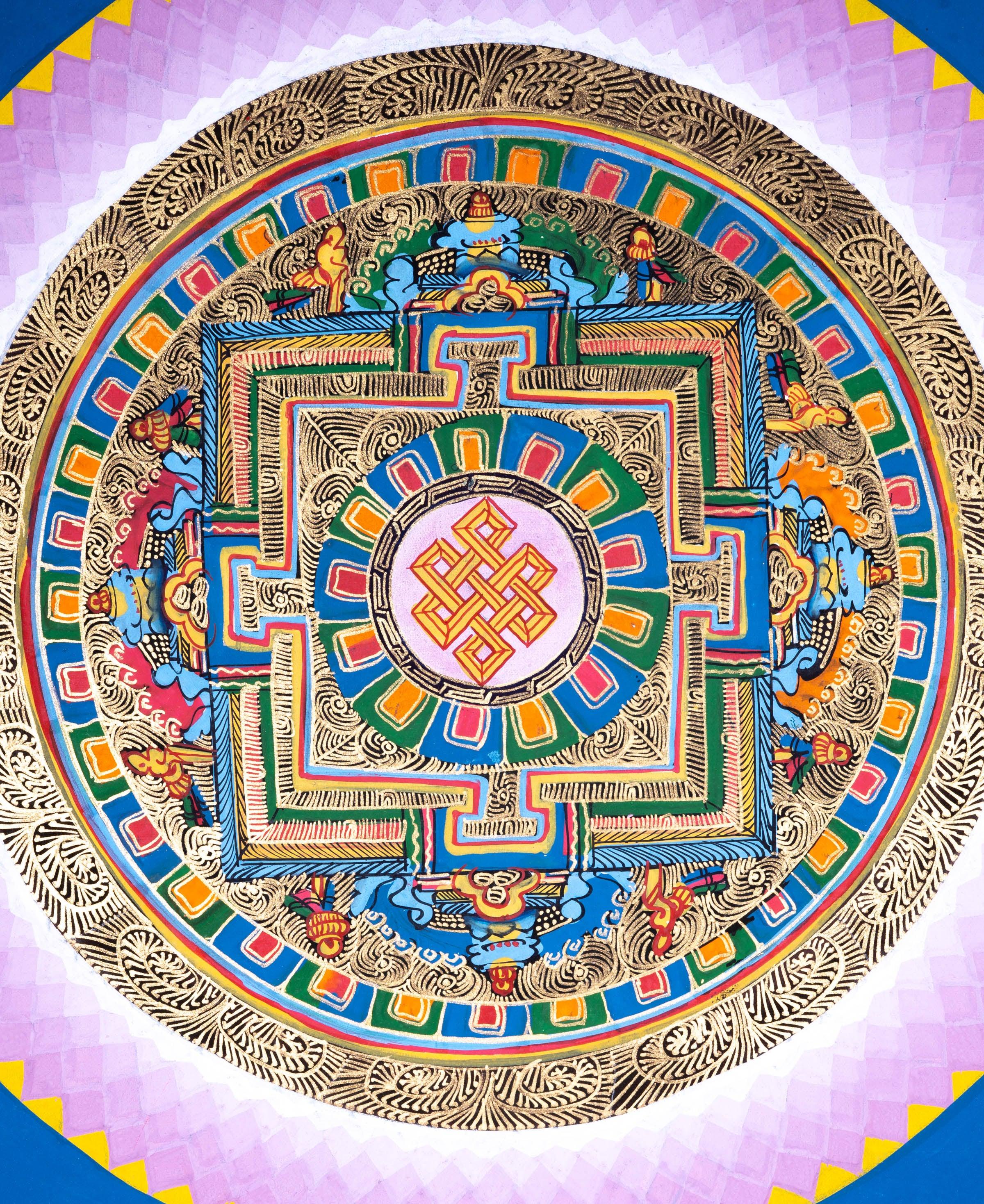 Kalchakra Mandala Thangka art - Himalayas Shop