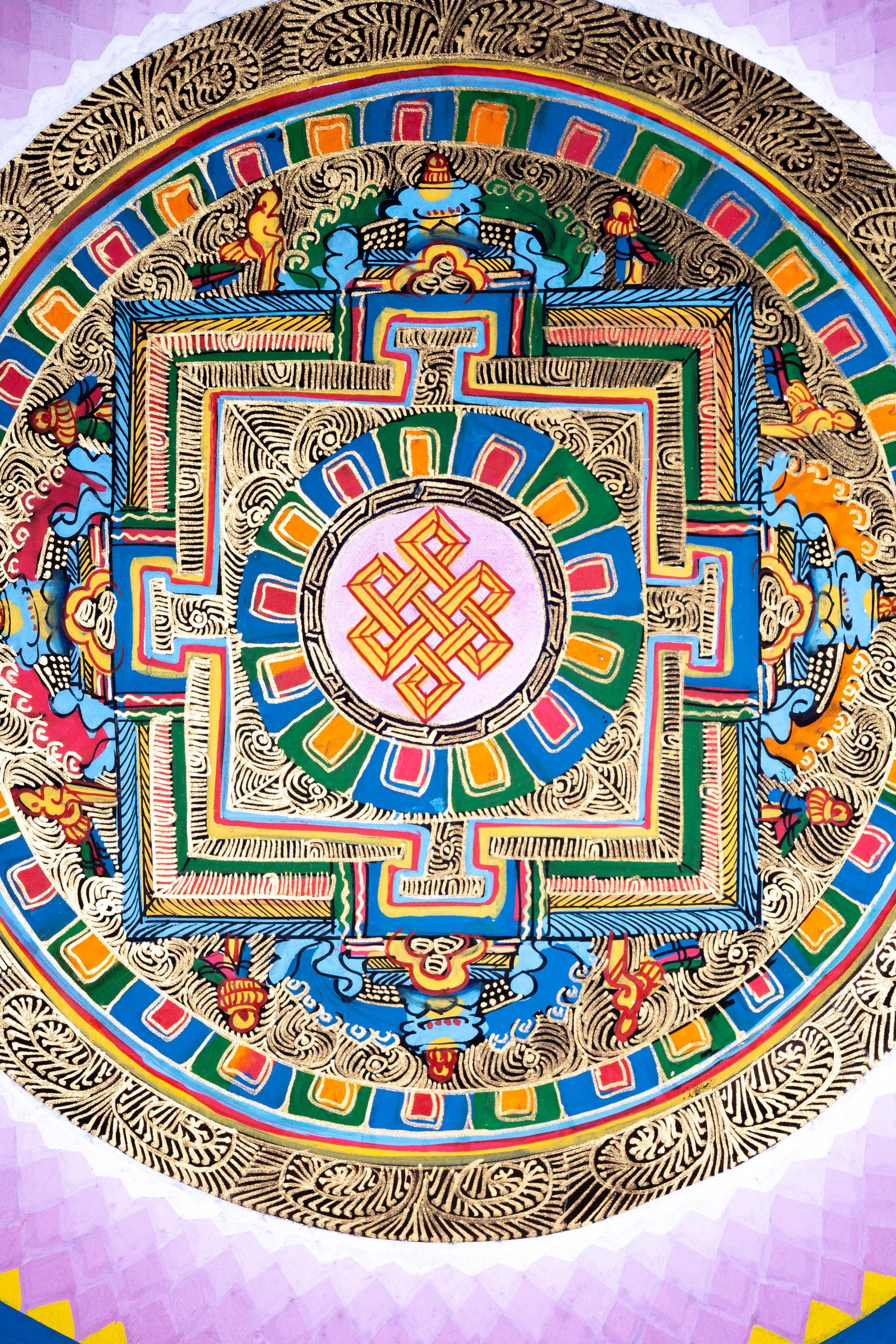 Kalchakra Mandala Thangka art - Himalayas Shop