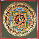 Wall Hanging Thangka Painting | Om Mandala - Himalayas Shop