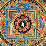 Wall Hanging Thangka Painting | Om Mandala - Himalayas Shop