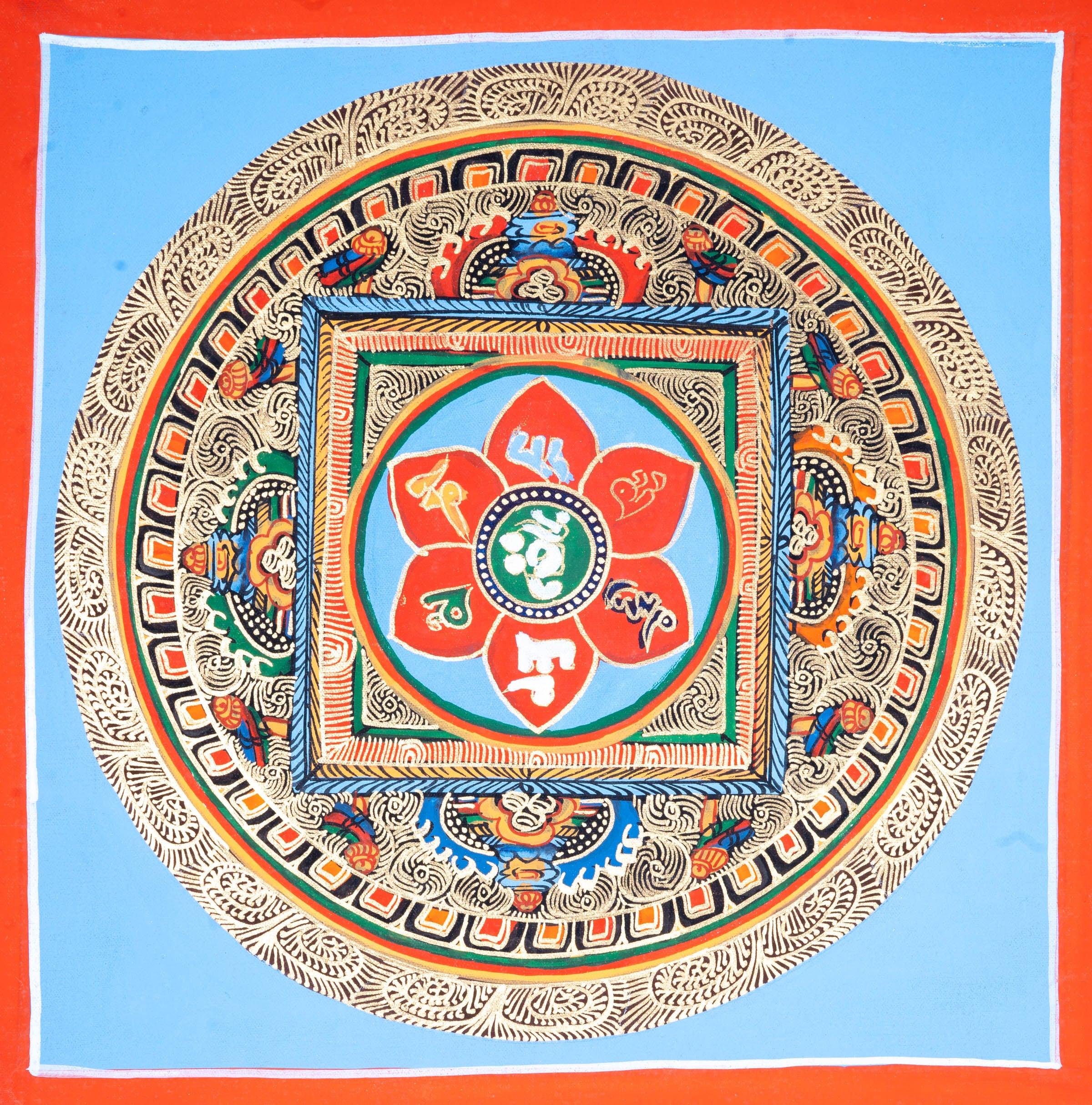 Round Mandala Art - Himalayas Shop