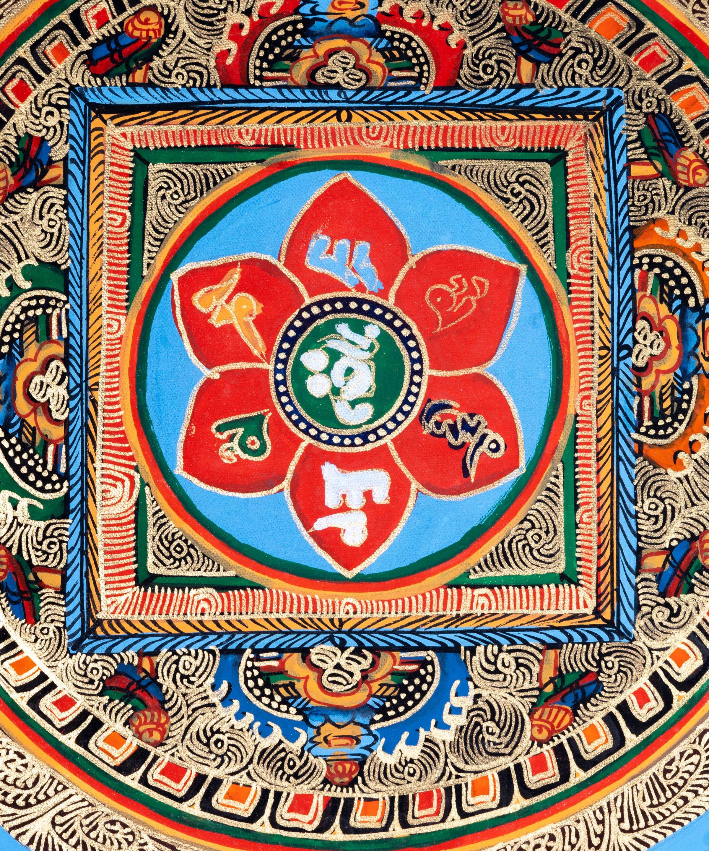 Round Mandala Art - Himalayas Shop