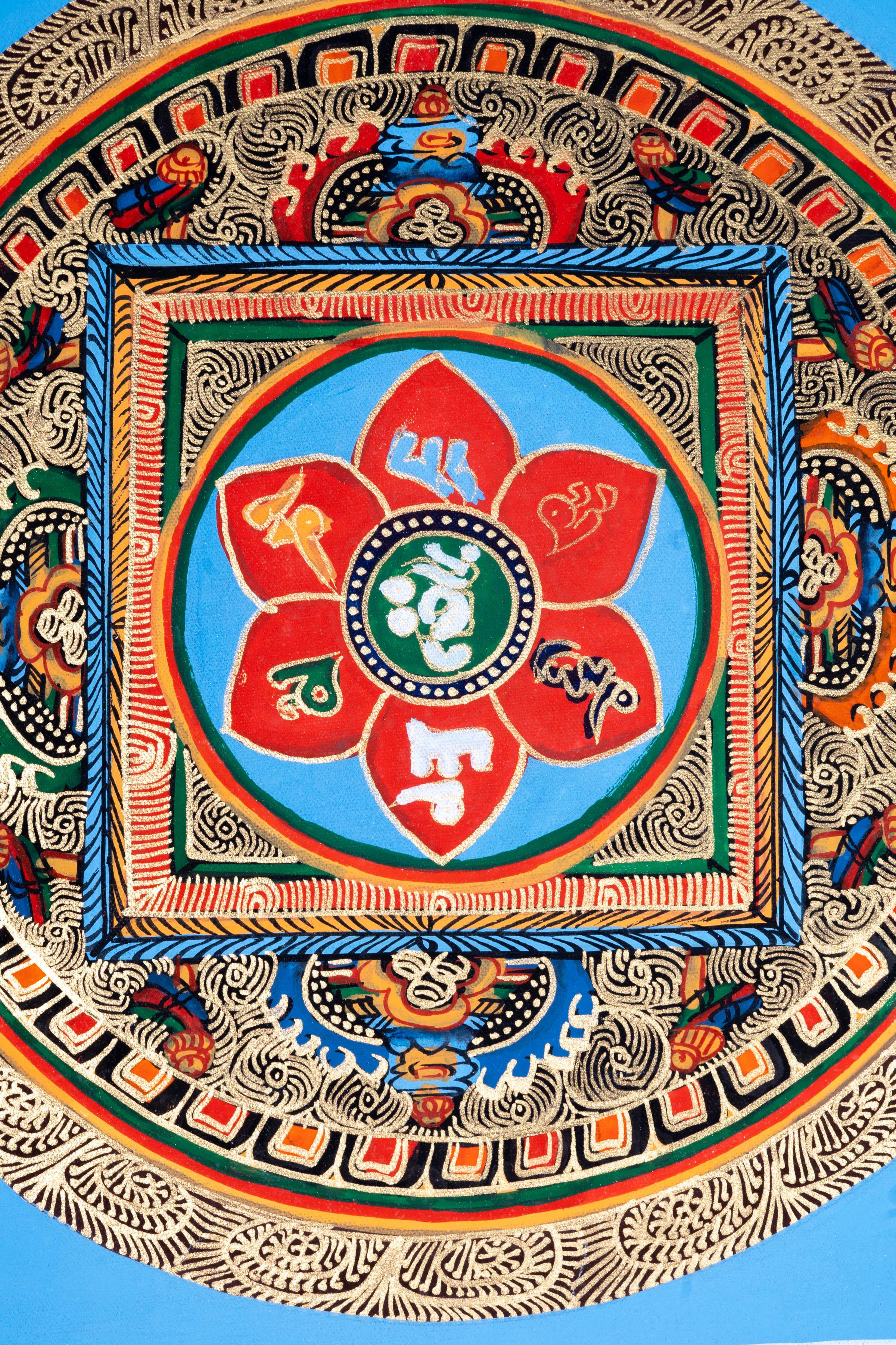 Round Mandala Art - Himalayas Shop