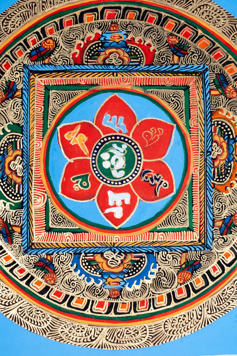 Round Mandala Art - Himalayas Shop