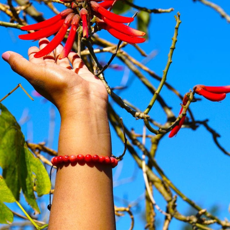 Red Jasper Handmade Bracelet | Mindfulness Gift for Healing - Himalayas Shop