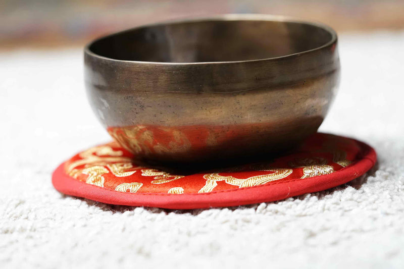 Flat Silk Cushion for Singing Bowl