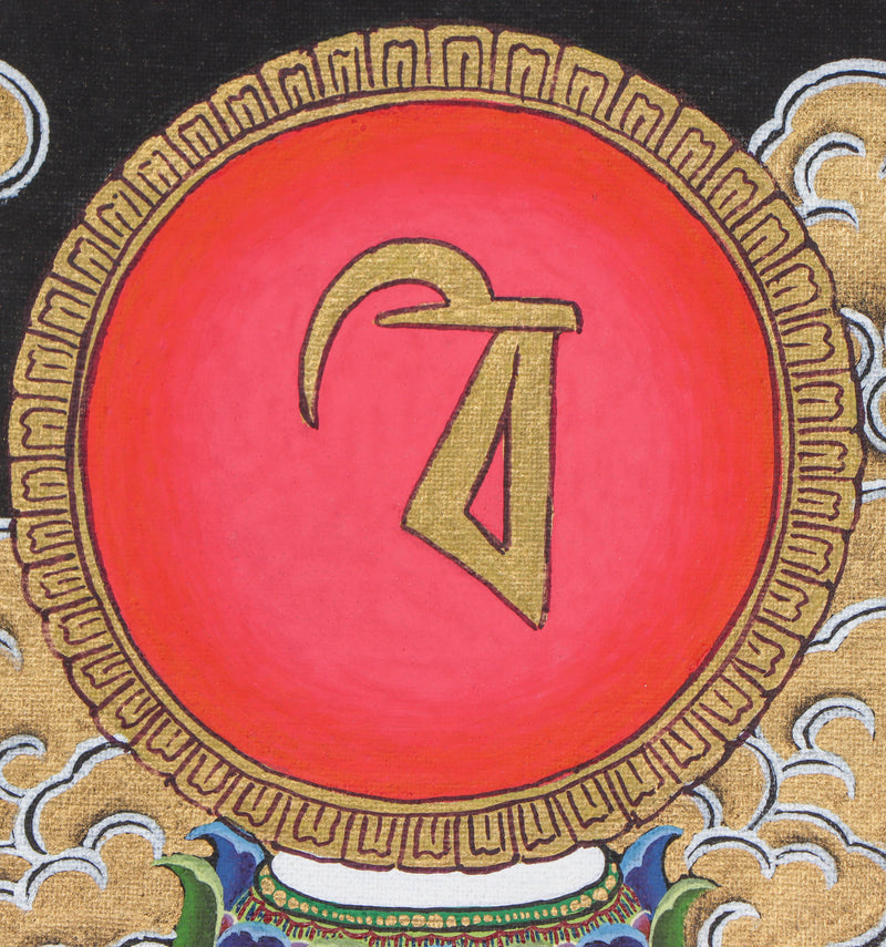 12 Arms Ganesh Thangka Painting