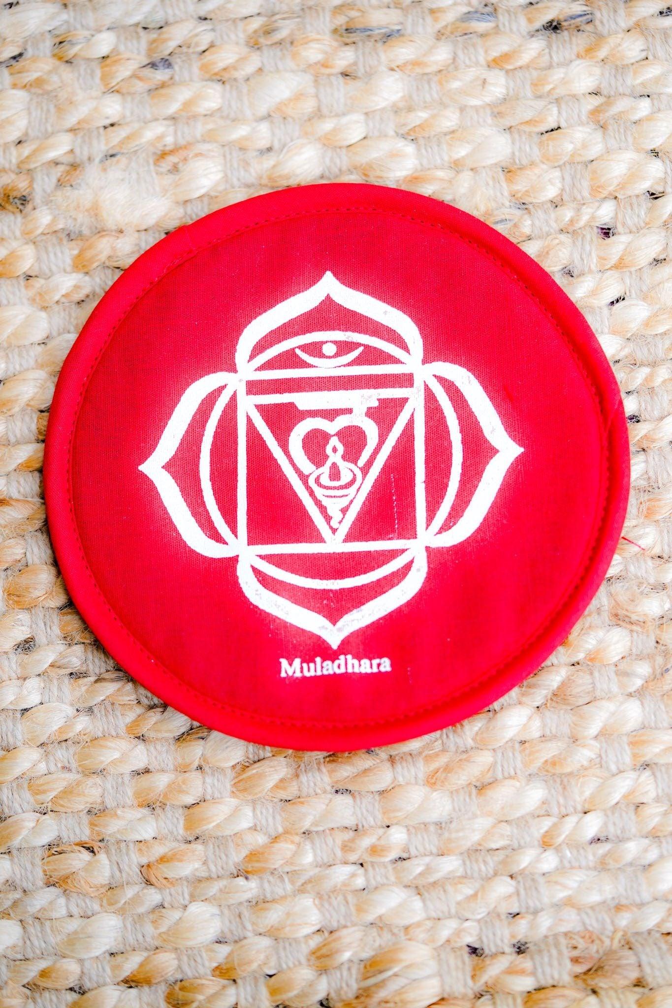 root chakra singing bowl cushion 