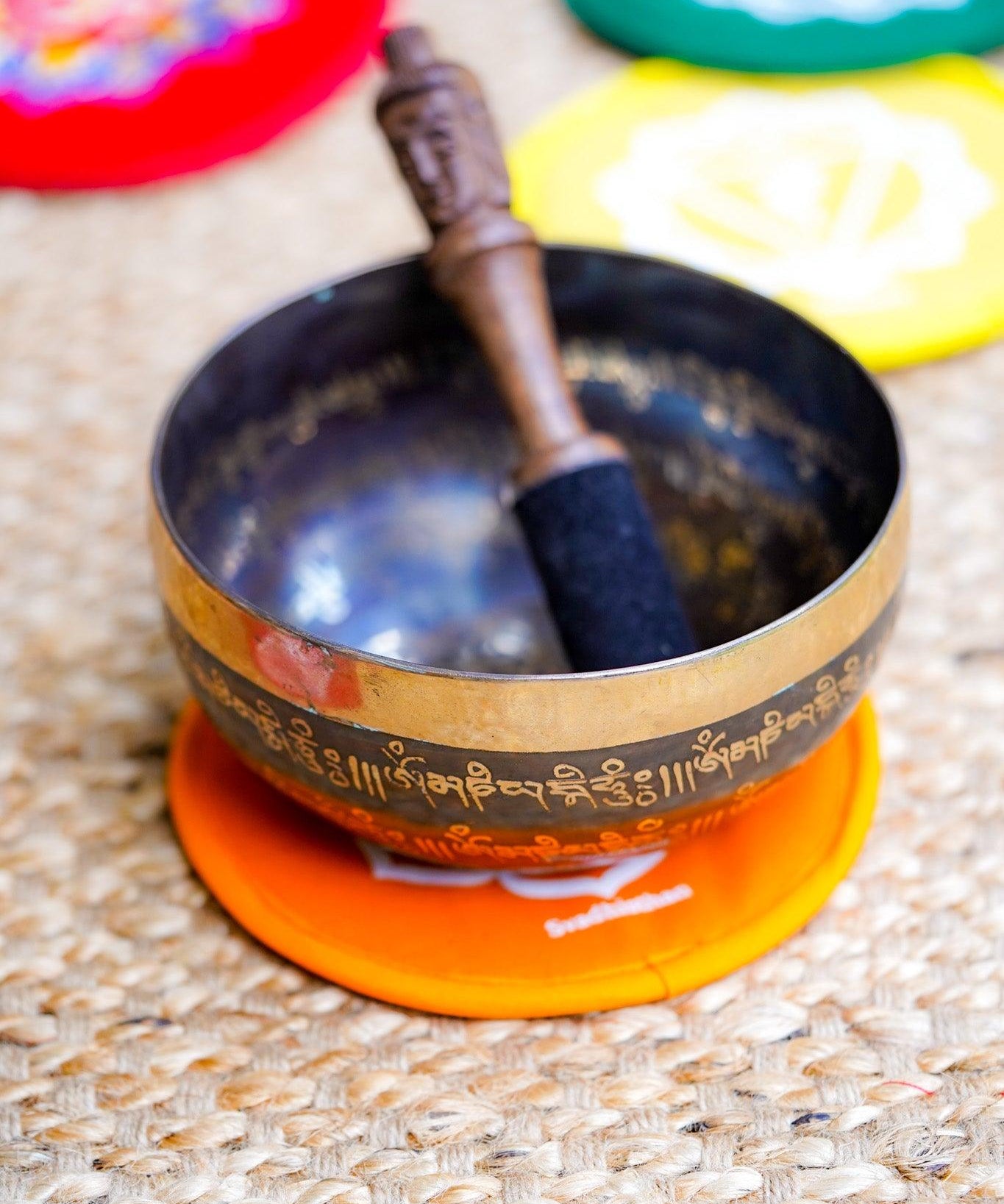 Sacral Singing bowl cushion