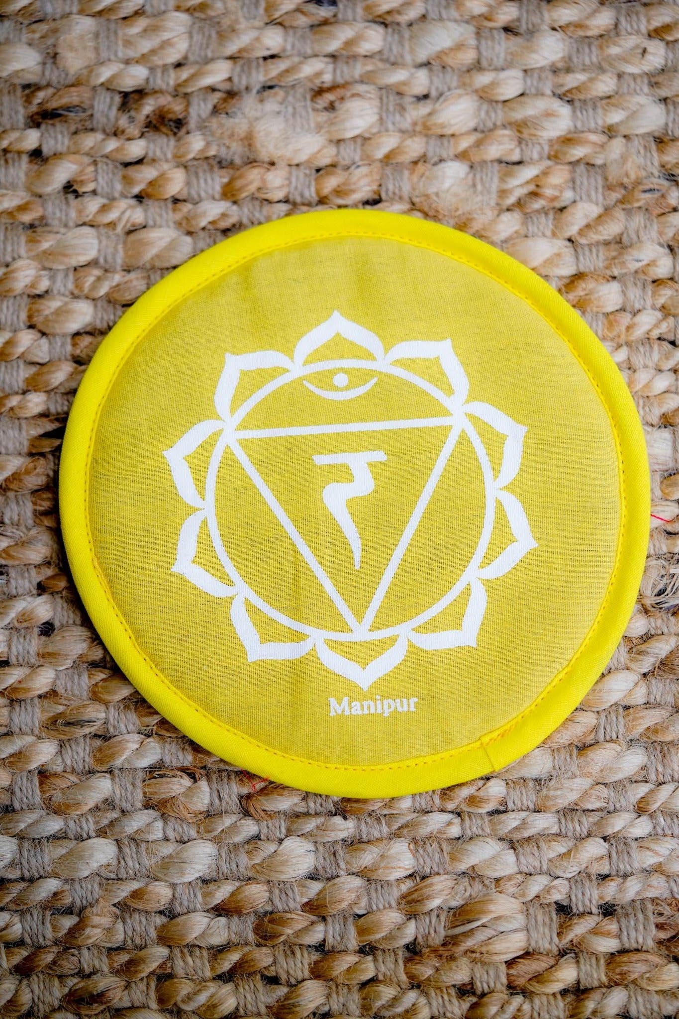 solar plexus Singing bowl cushion