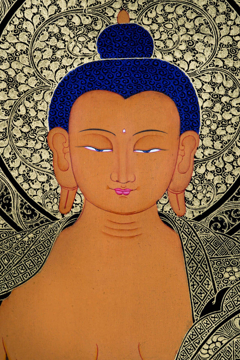 Shakyamuni Buddha Thangka Painting - Himalayas Shop