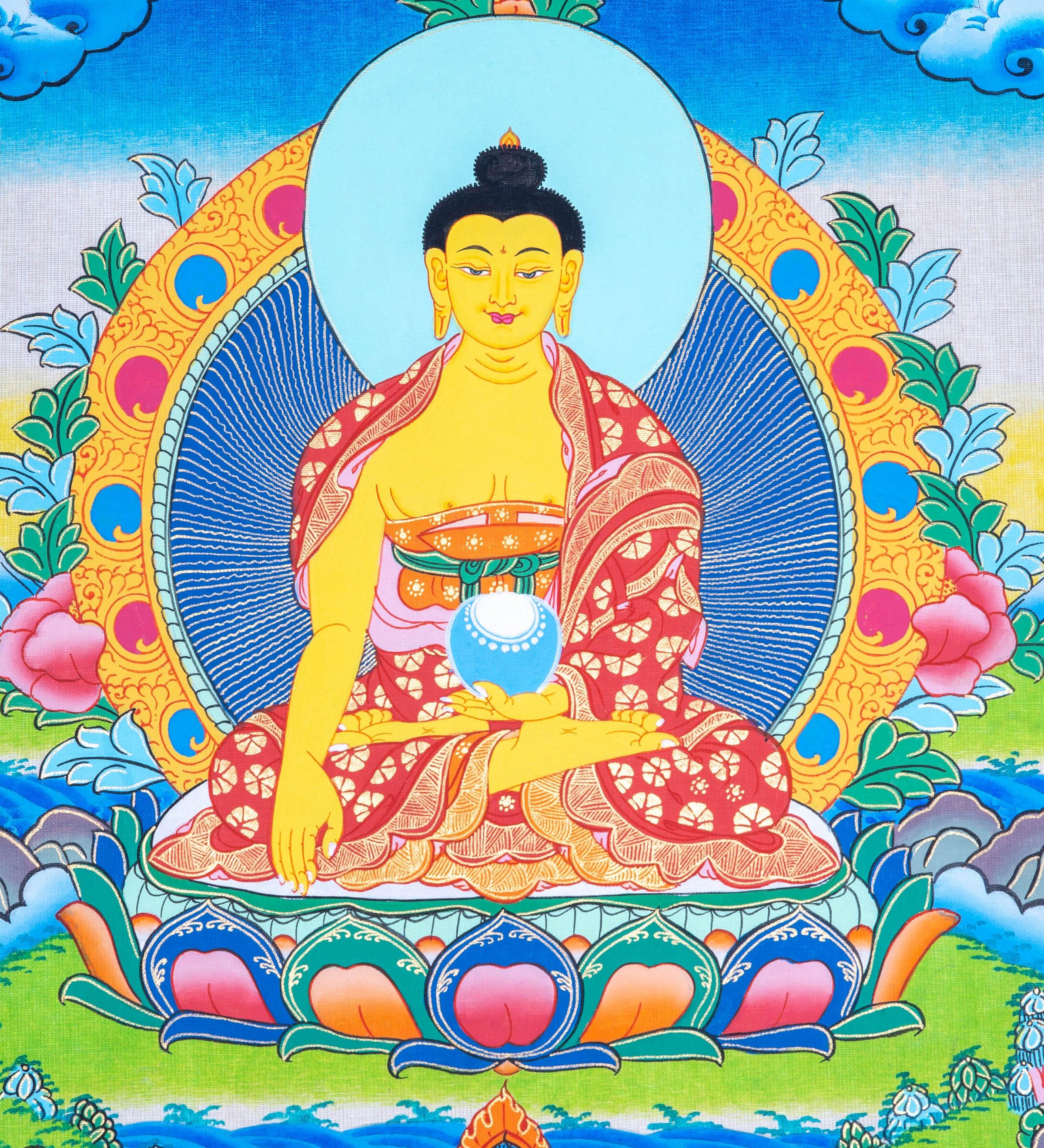 Best quality Shakyamuni Buddha Thangka