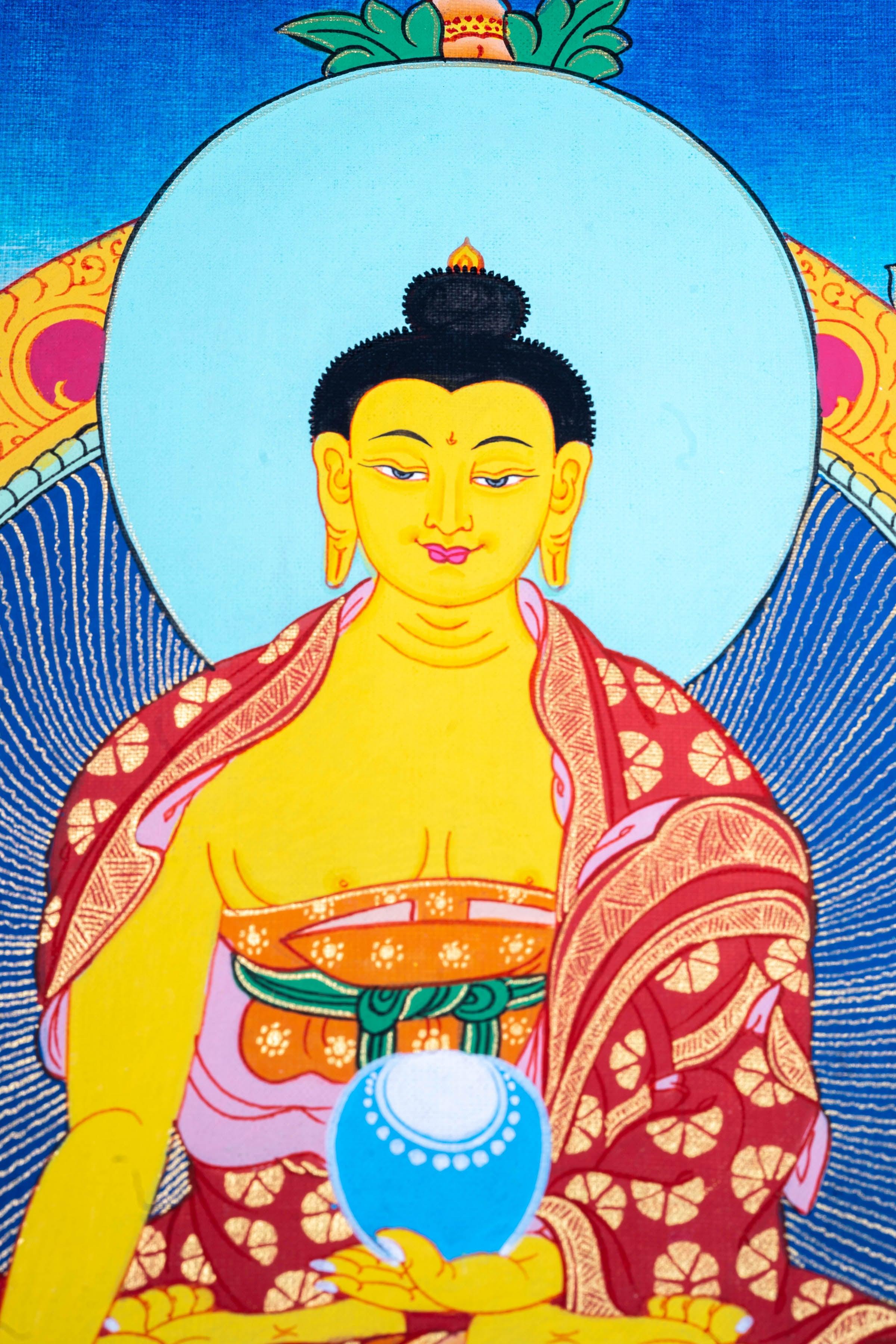 Best quality Shakyamuni Buddha Thangka - Himalayas Shop