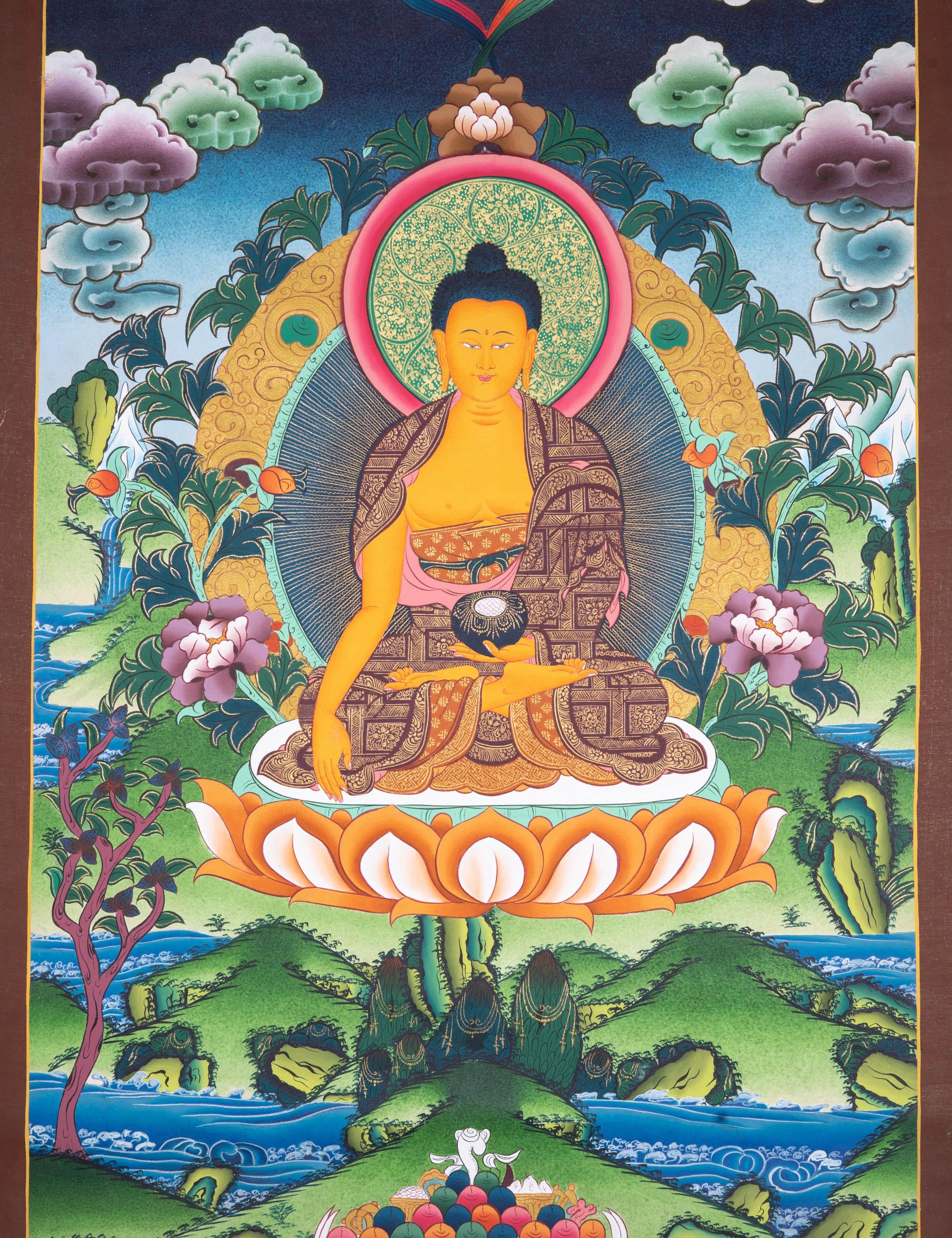 Beautiful Painting of Shakyamuni Buddha