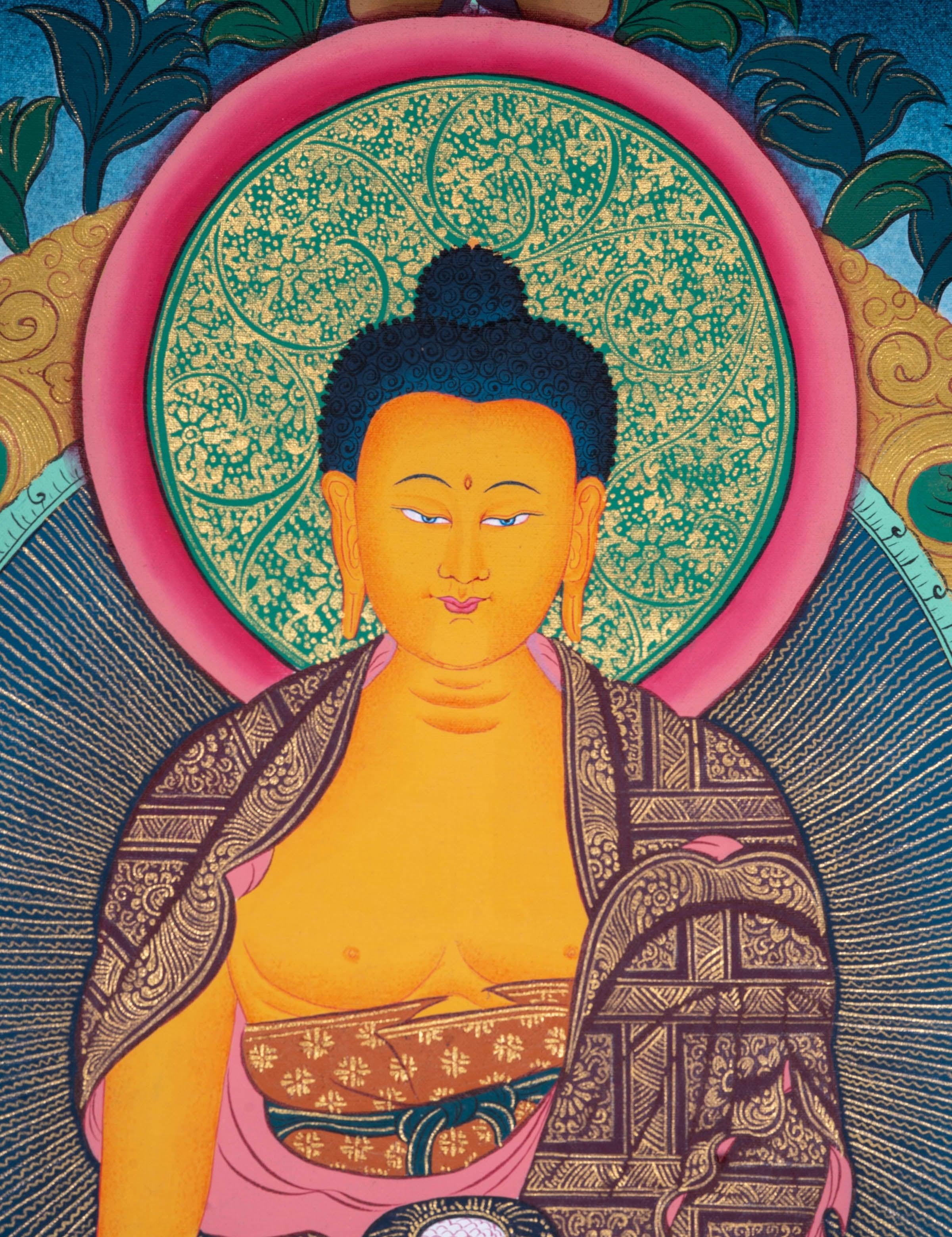 Beautiful Painting of Shakyamuni Buddha - Himalayas Shop