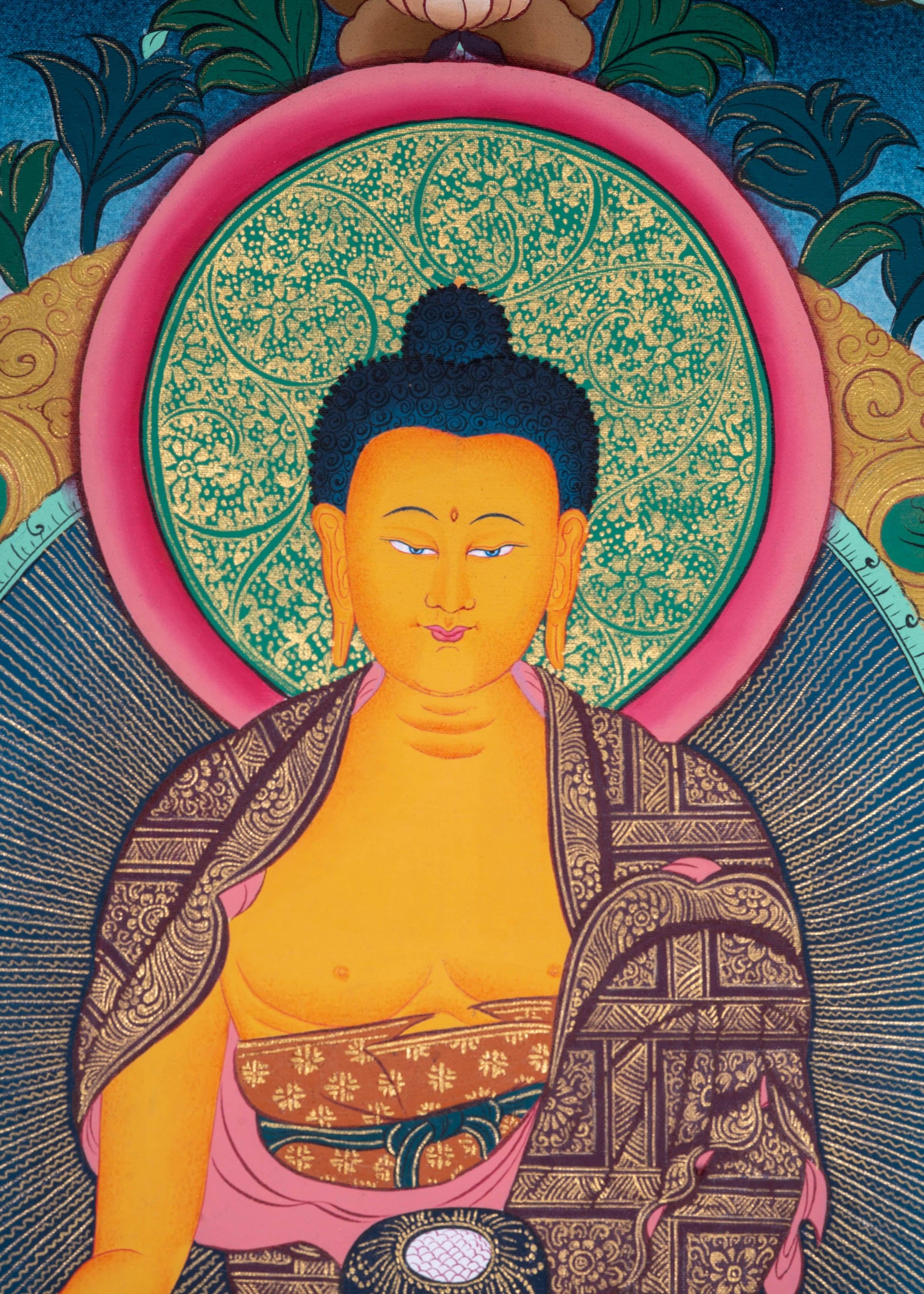 Beautiful Painting of Shakyamuni Buddha - Himalayas Shop