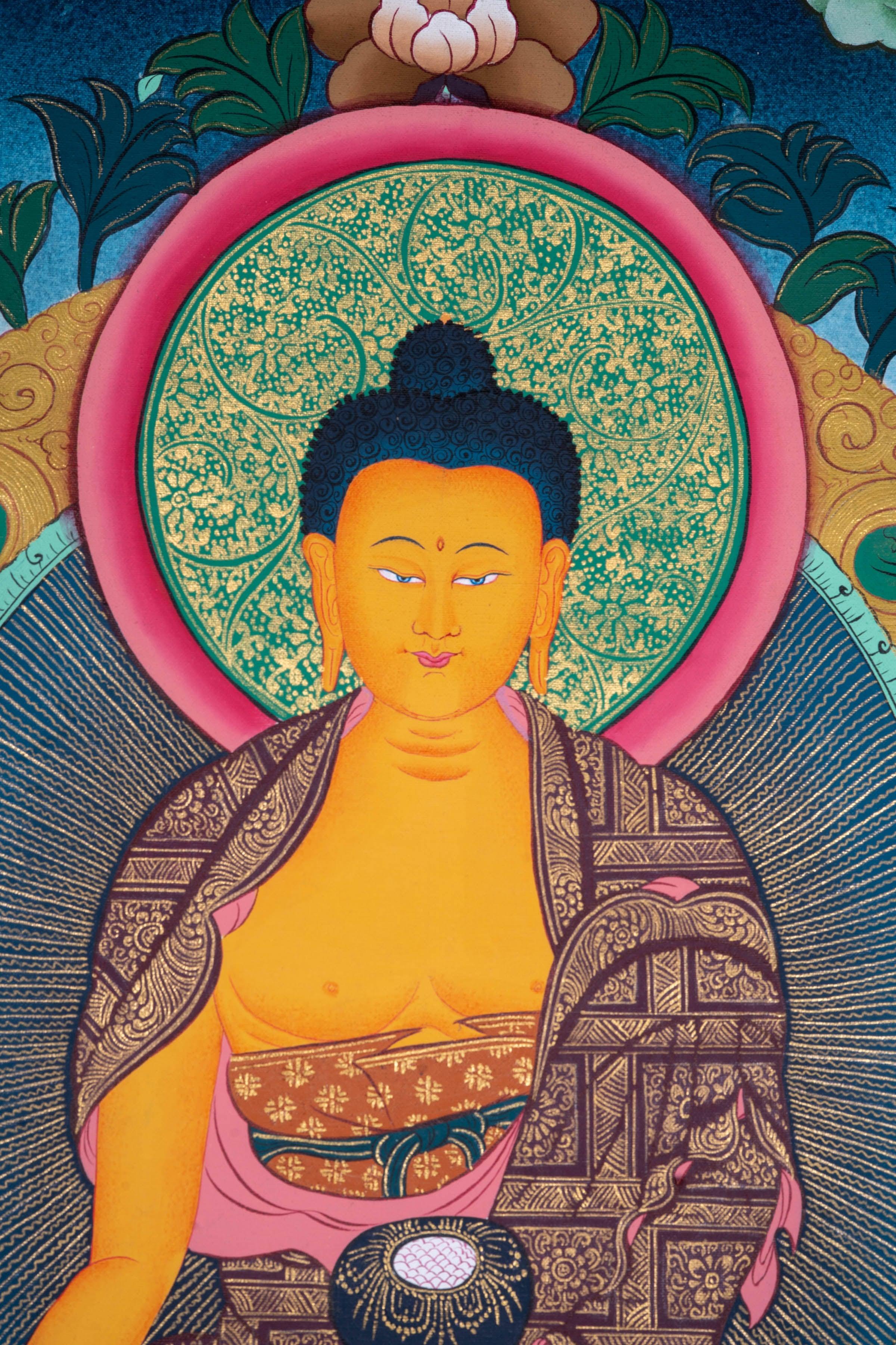 Beautiful Painting of Shakyamuni Buddha - Himalayas Shop