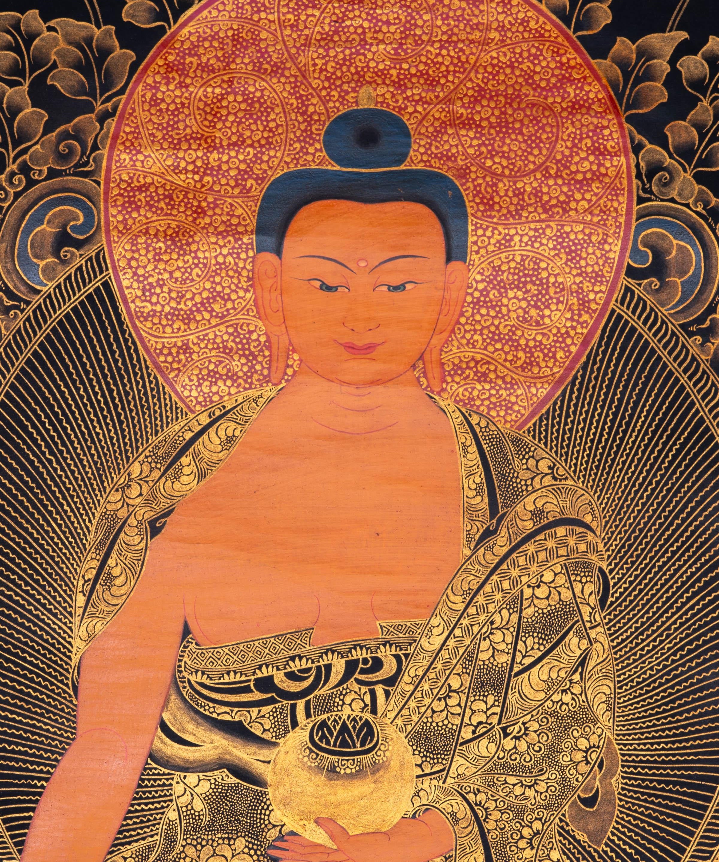 Shakyamuni Buddha Thangka Painting - Himalayas Shop