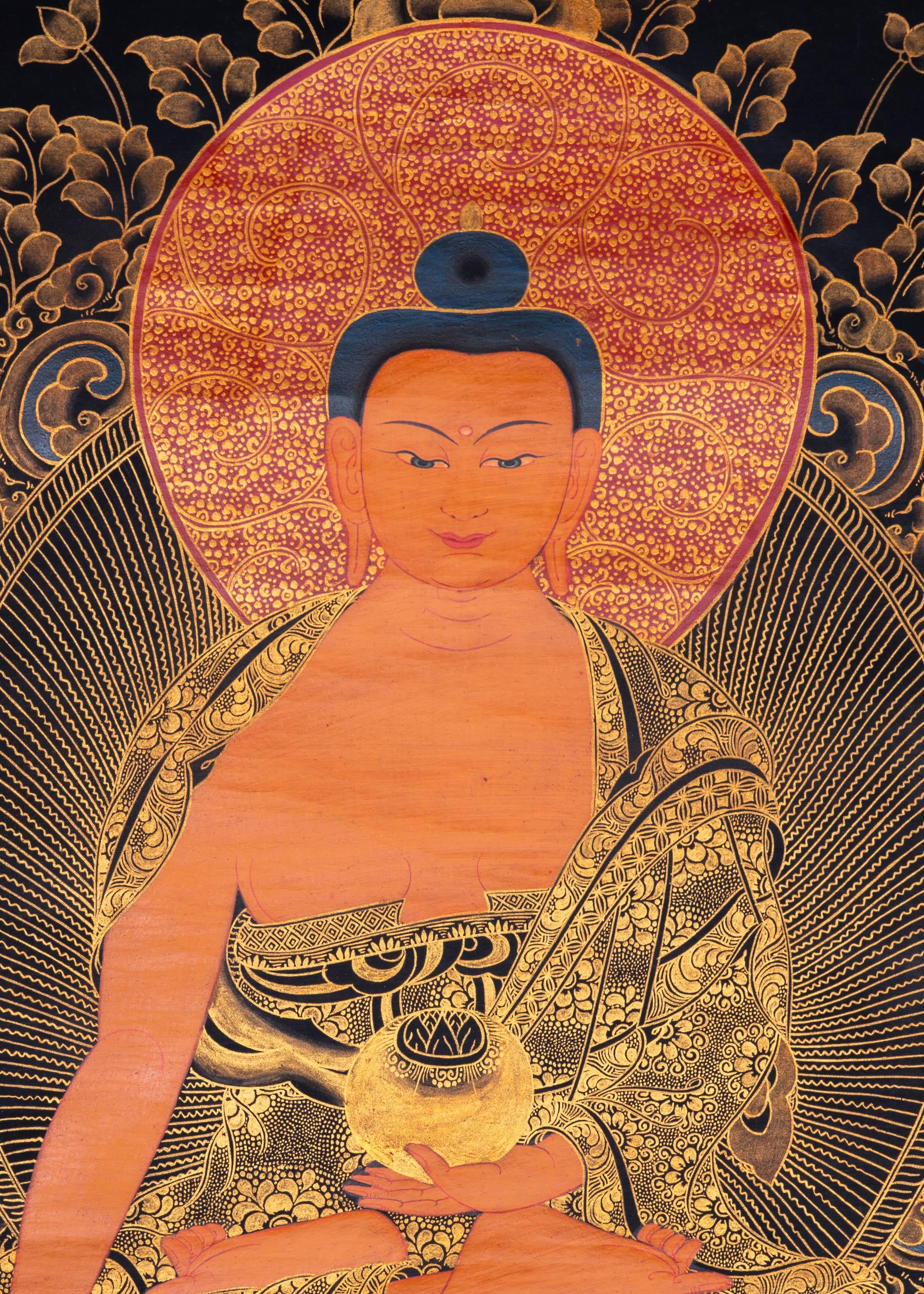 Shakyamuni Buddha Thangka Painting - Himalayas Shop