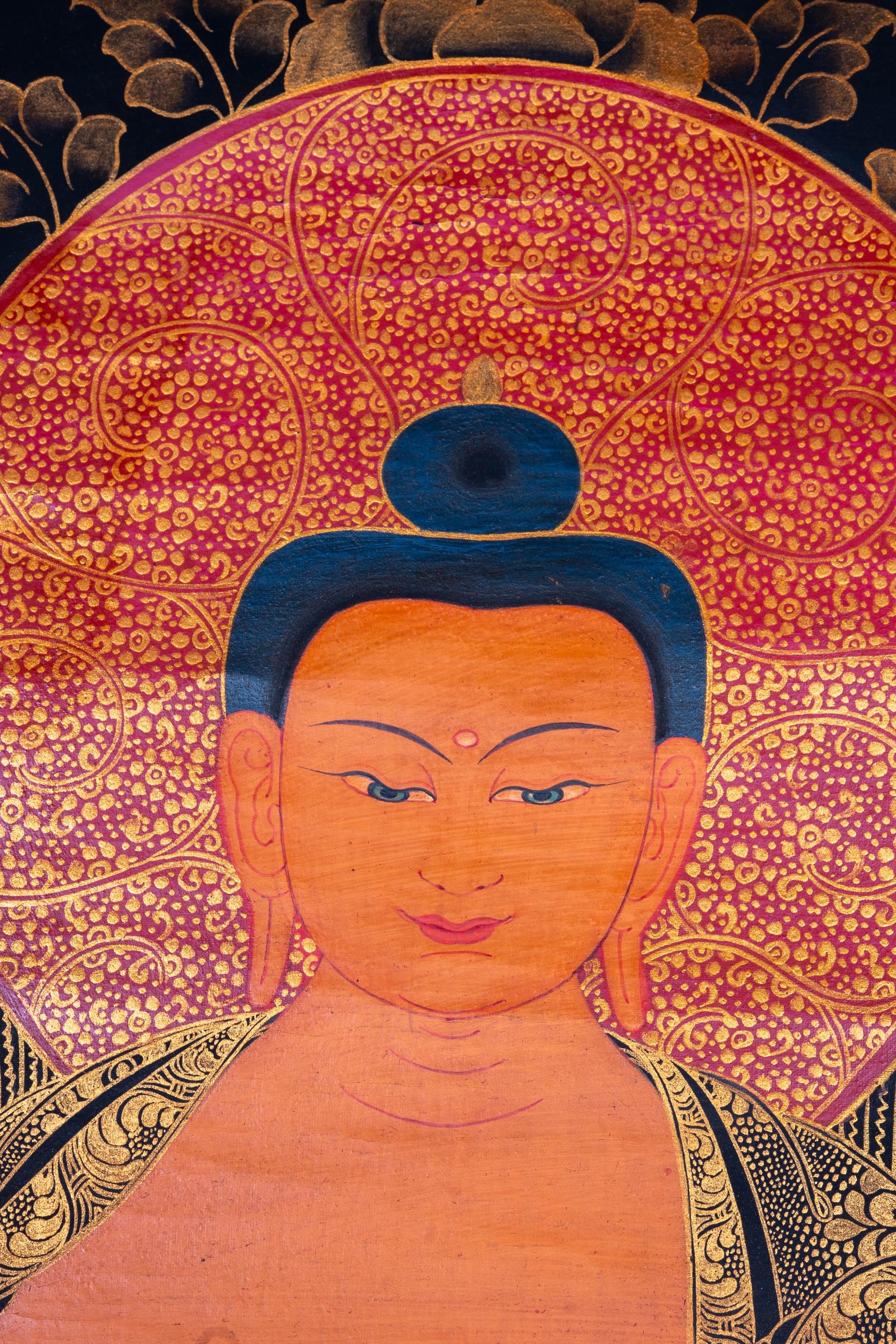 Shakyamuni Buddha Thangka Painting - Himalayas Shop