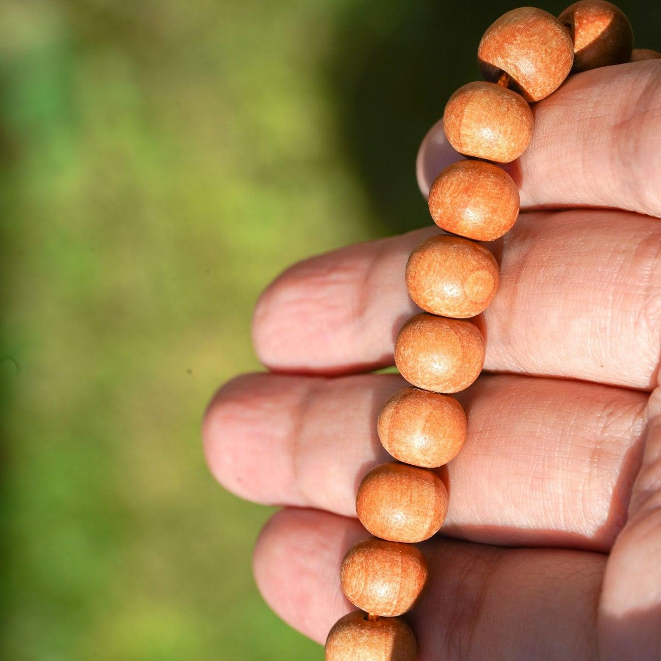 Sandalwood is a sacred wood with a lovely aromatic scent that is excellent for staying present and alert during meditation, which makes it wonderful for ritual and spiritual practice.  Its fragrance is said to transform desires, and also to bring emotional balance.