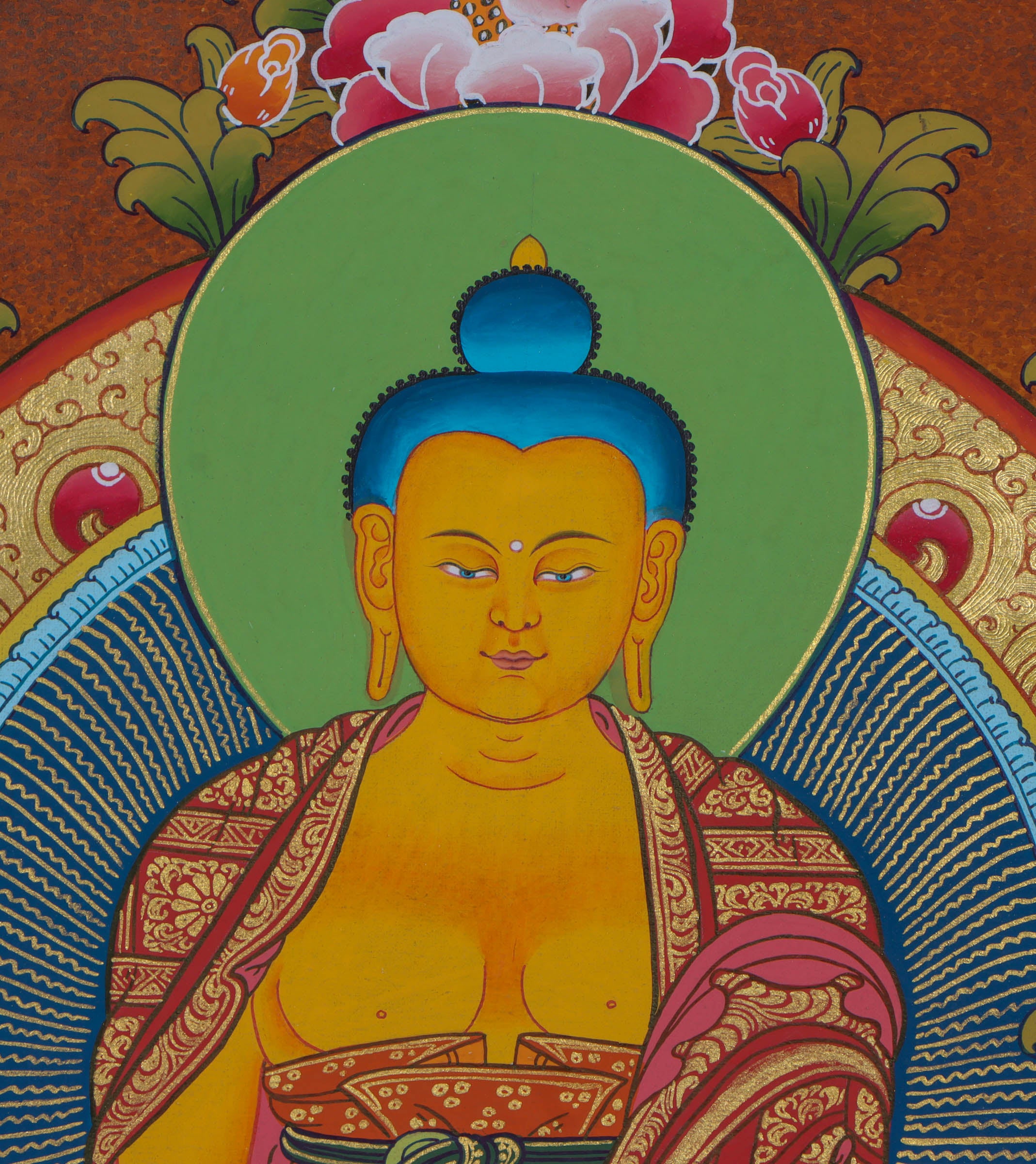 Shakyamuni Buddha Thangka Painting