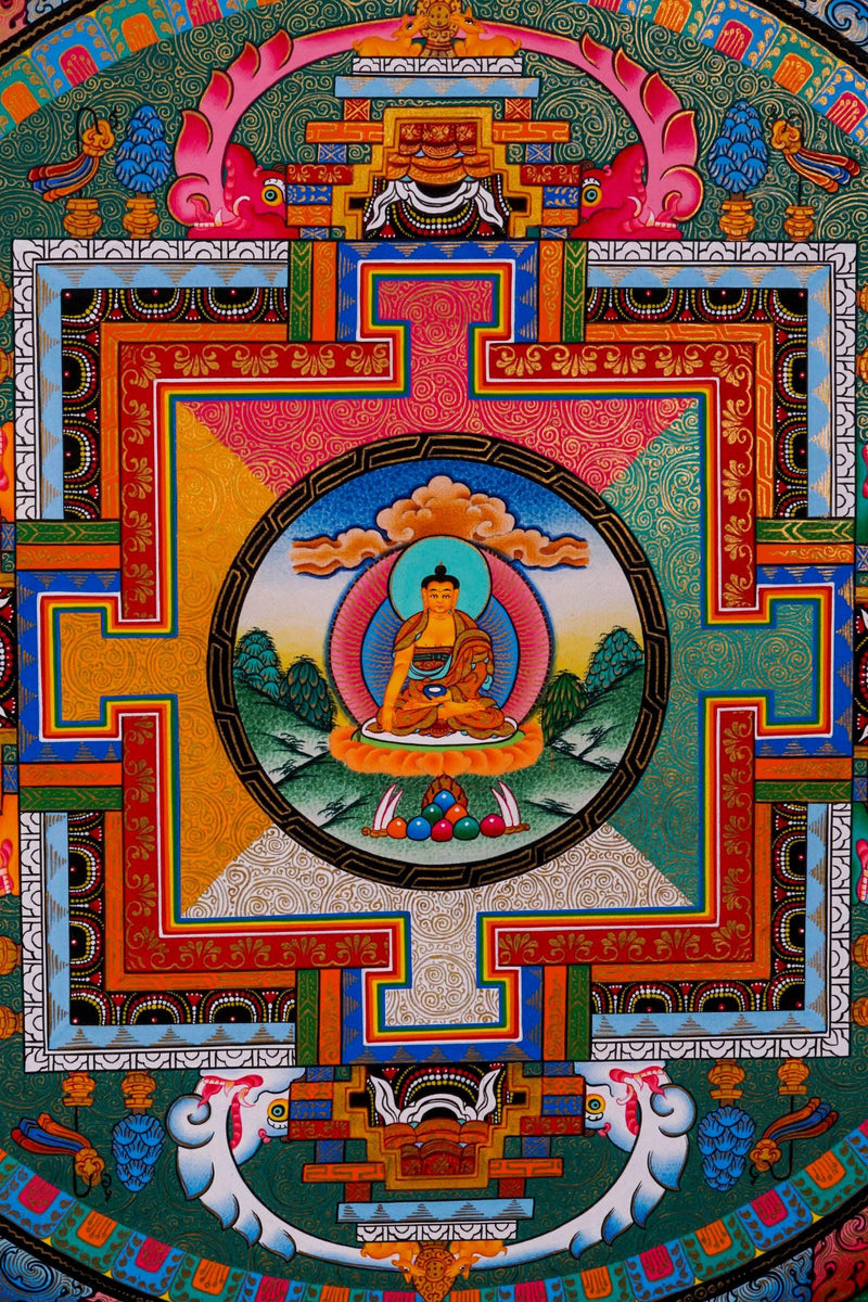 Shakyamuni Buddha Mandala - Himalayas Shop