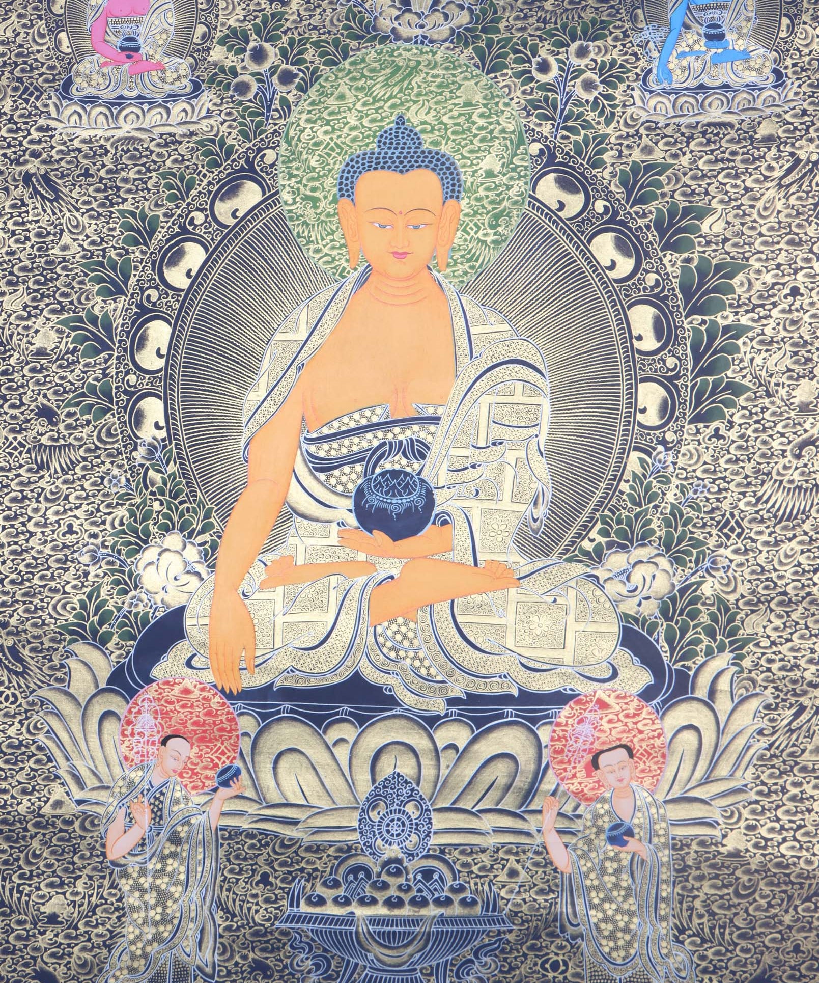 Enlightenment Buddha Thangka Painting