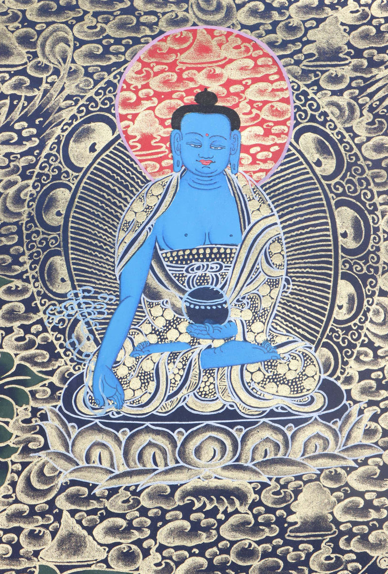 Enlightenment Buddha Thangka Painting