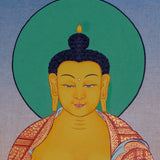 Shakyamuni Buddha Thangka Painting - Handpainted by skillful artisan - Himalayas Shop