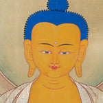 108 Buddha Thangka painting on cotton Canvas with 24 K Gold. A master piece Tibetan Thangka art from Nepal. 