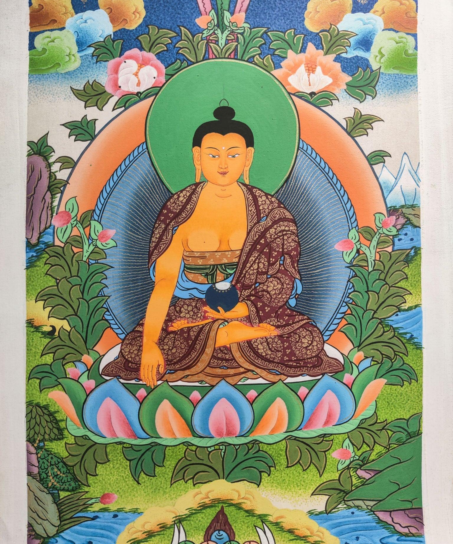 Shakyamuni Buddha Thangka Painting