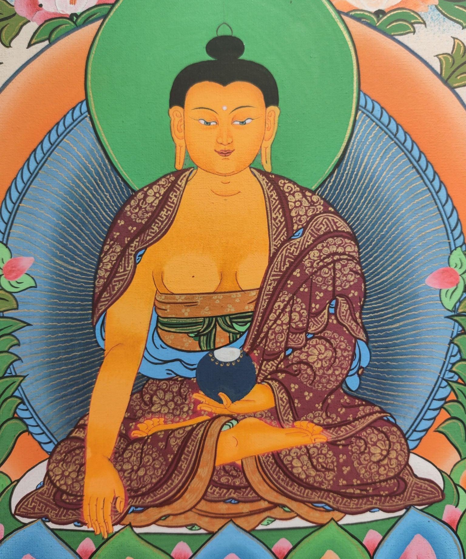 Shakyamuni Buddha Thangka Painting