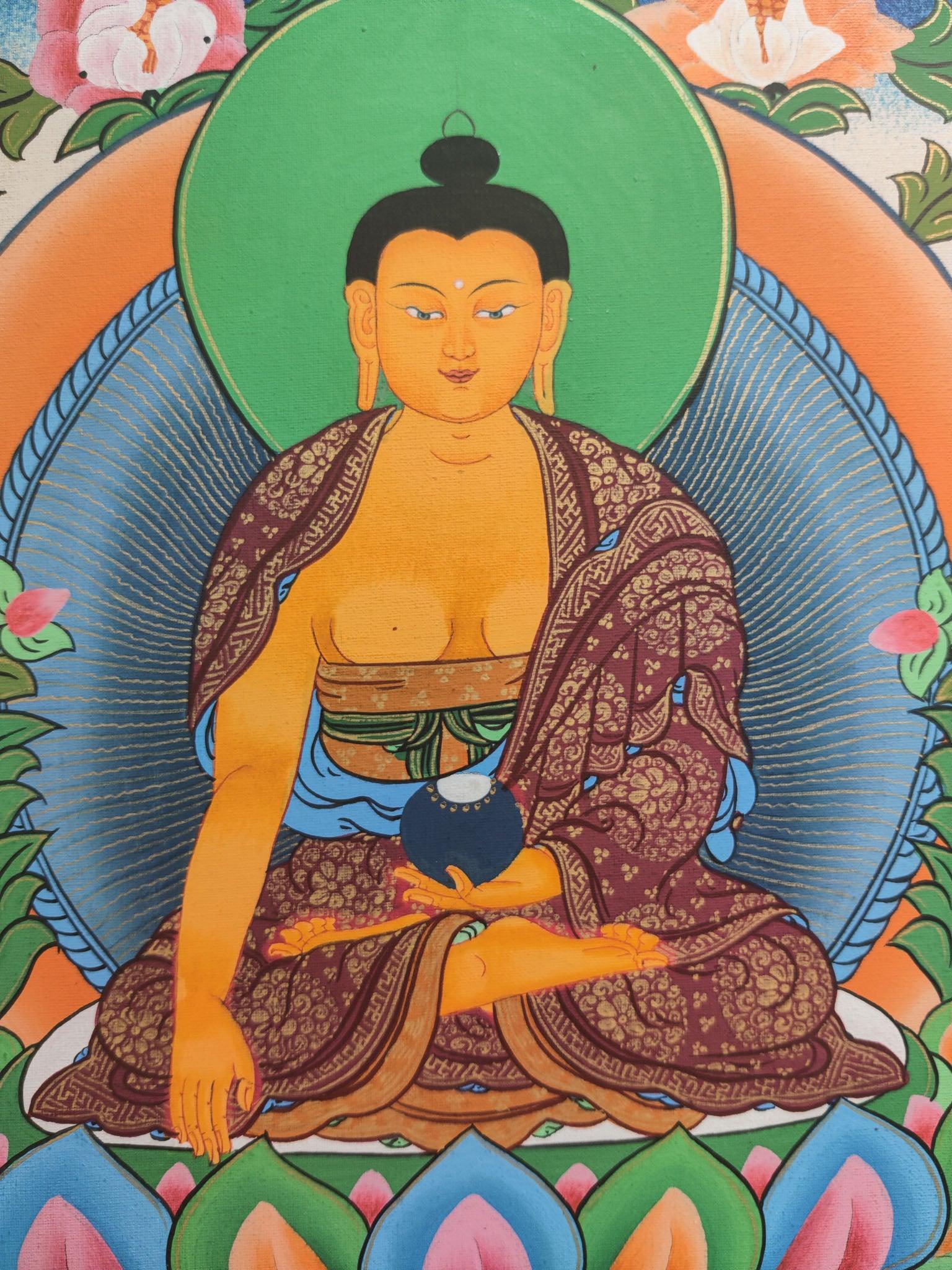Shakyamuni Buddha Thangka Painting