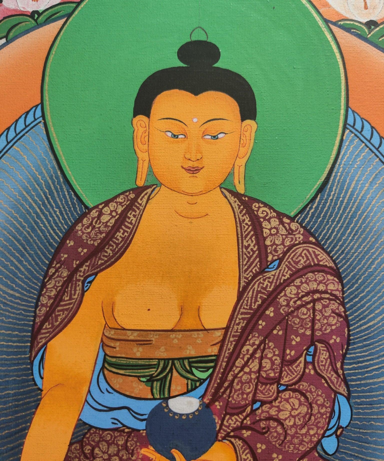 Shakyamuni Buddha Thangka Painting