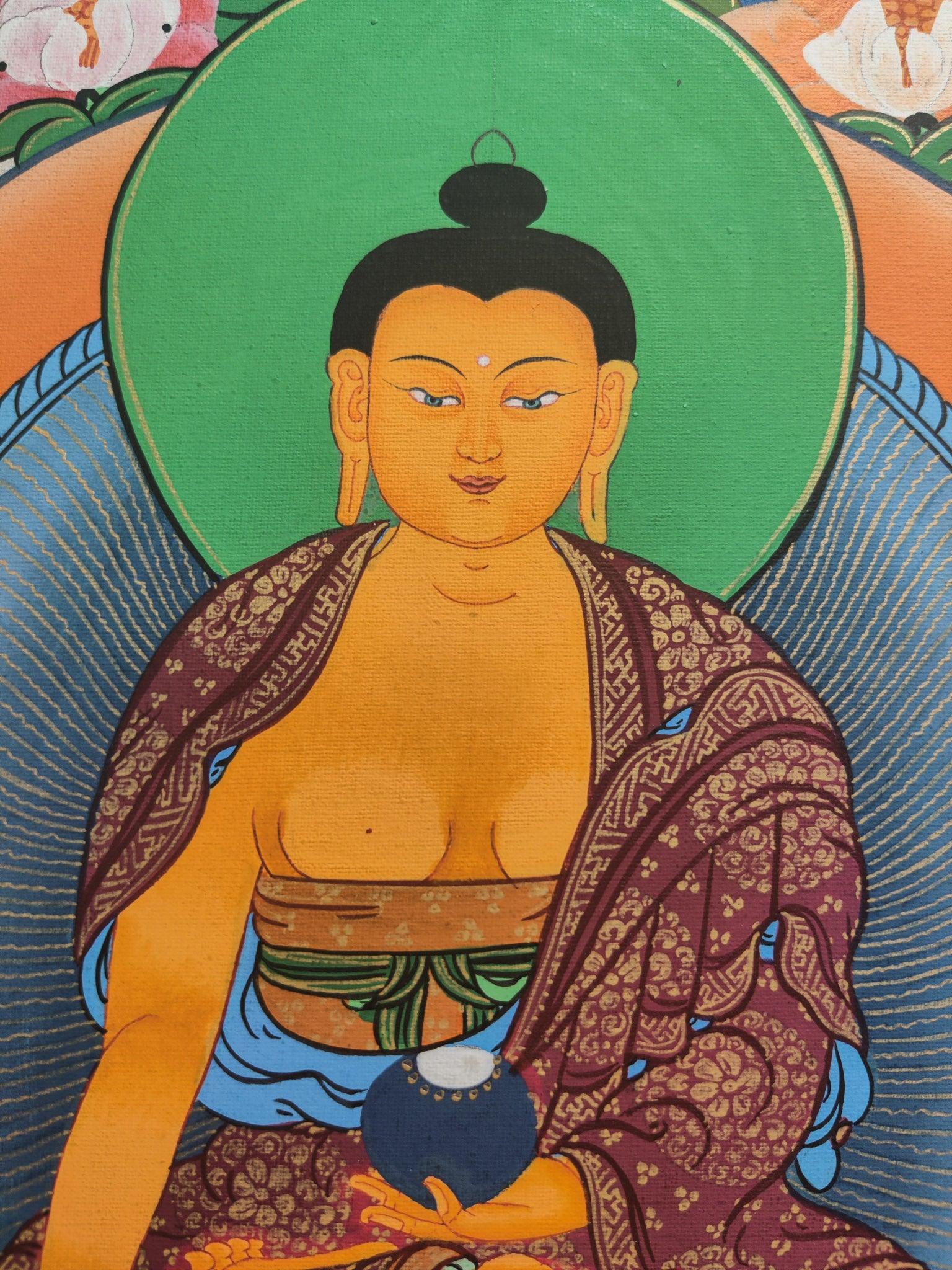 Shakyamuni Buddha Thangka Painting