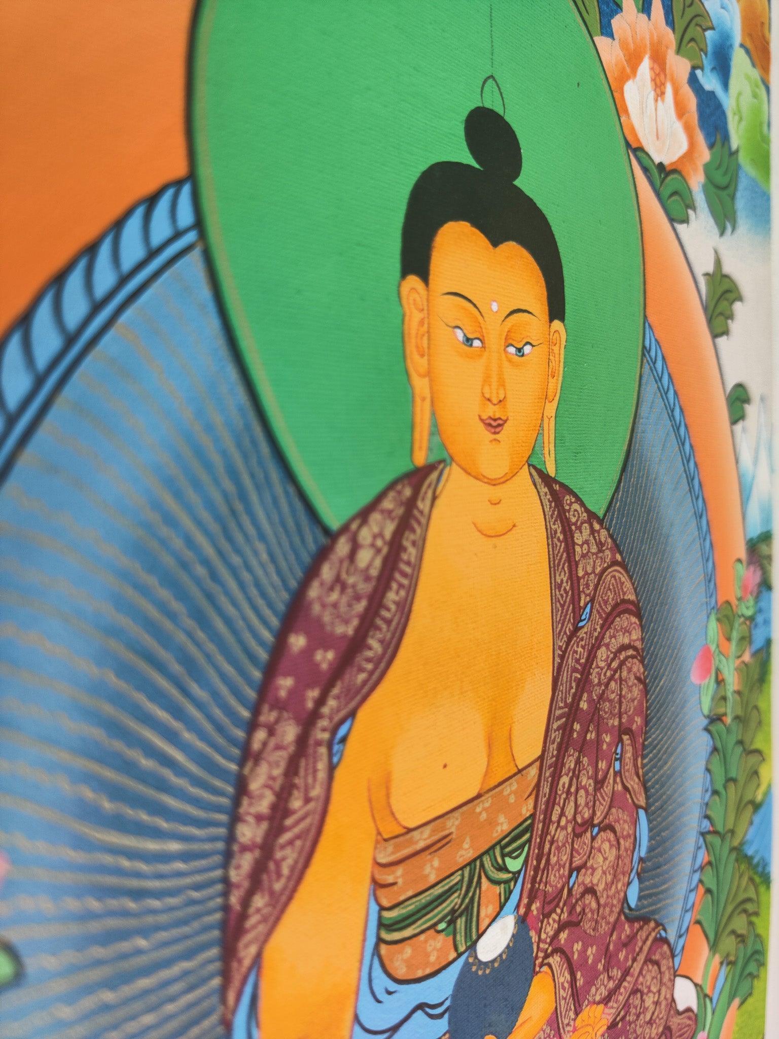 Shakyamuni Buddha Thangka Painting