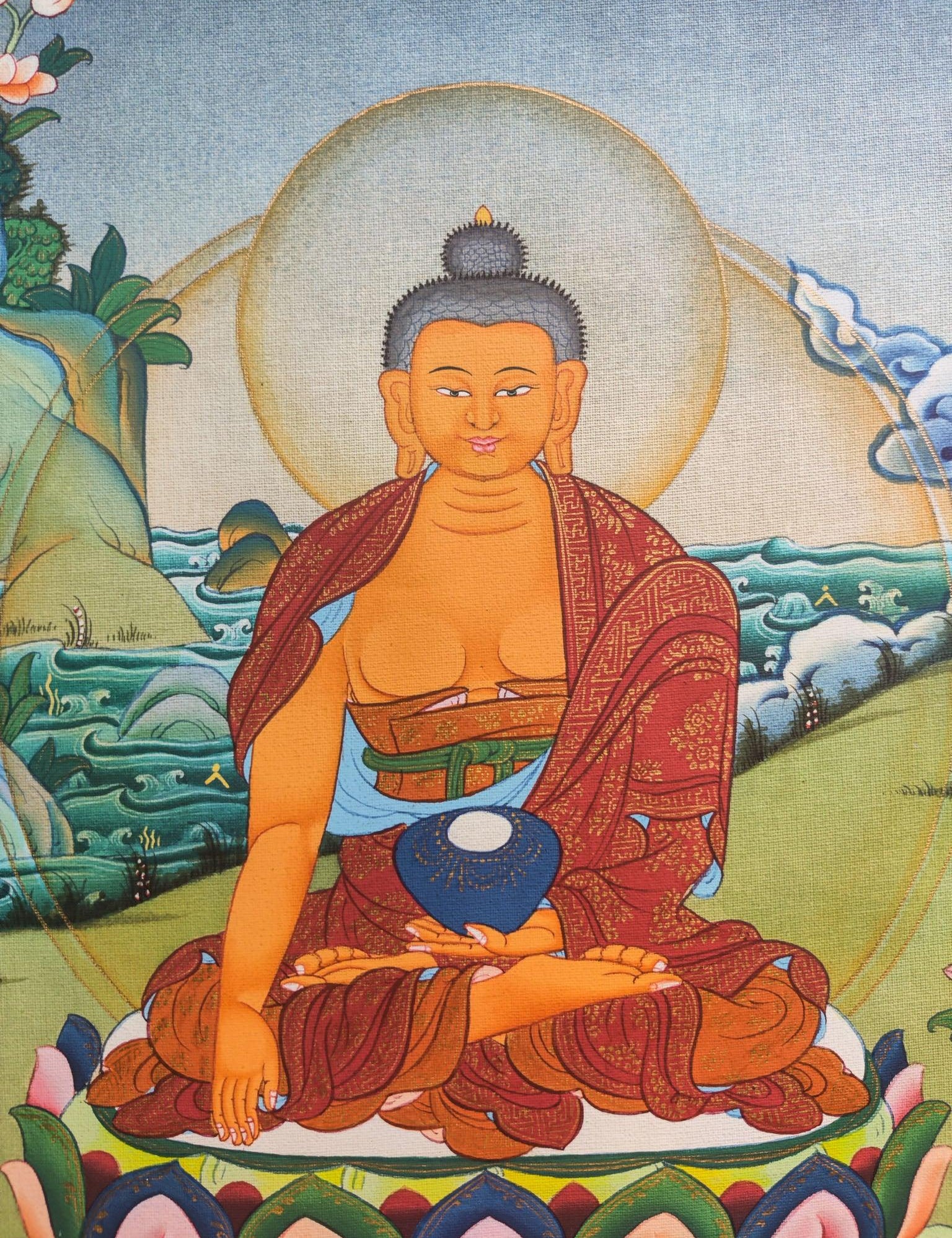 Shakyamuni Buddha Thangka
