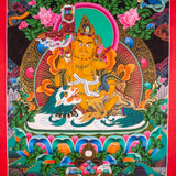Singh Kuber is the god of wealth also known as Dzambala. Hang it on your altar space for luck and prosperity 